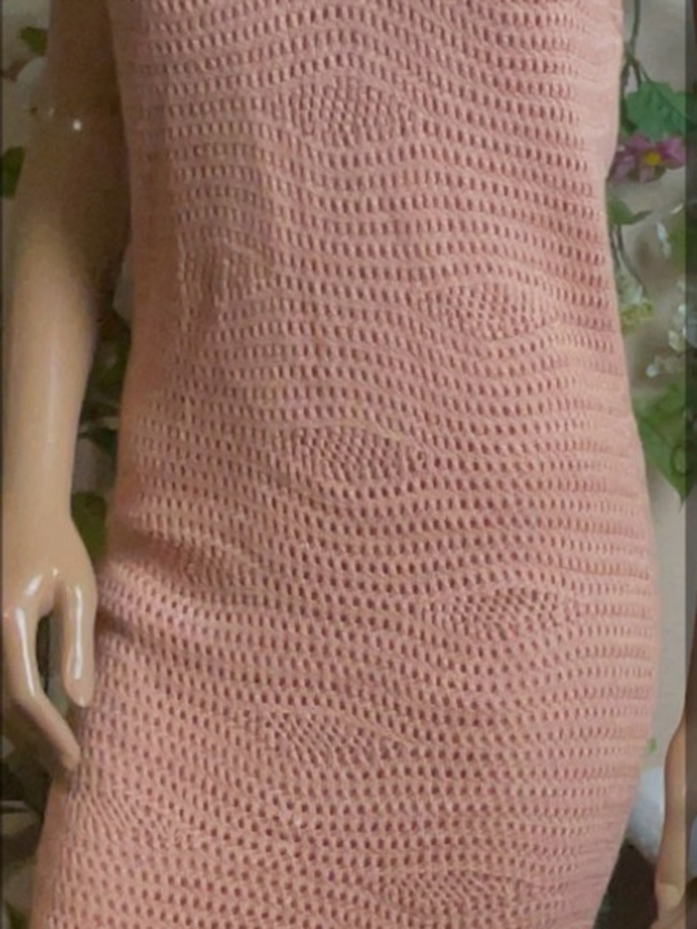 Steve Madden Pink Crochet Maxi Dress